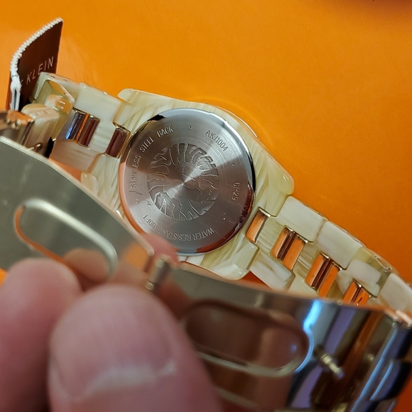 Anne Klein Women's Chronograph Gold Watch - Picture 6 of 7